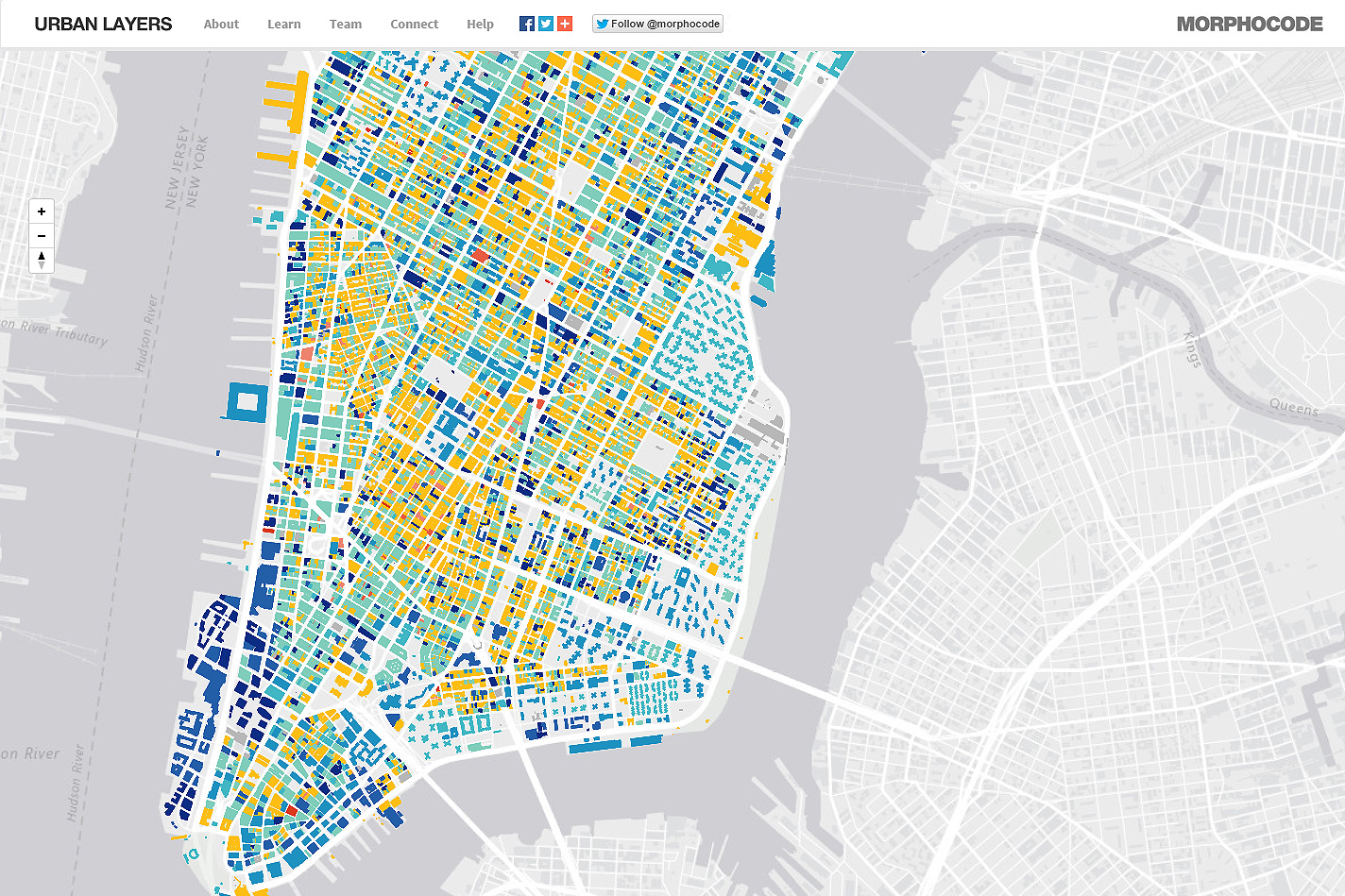 Urban layers, the magic map – Les Architectures